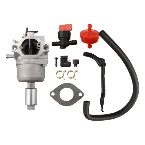 Whychstore Kit de carburateur pour tondeuse autoportée, 106,7 cm, carburateur de moteur OHV 17,5 HP