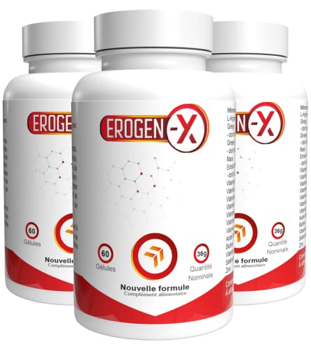 EROGEN X, 180 cápsulas (3x 60 cápsulas) - Paquete de 3 unidades