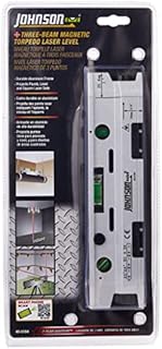 Johnson Level & Tool 40-6184 Magnetic Torpedo Laser Level, Red, 1 Laser Level