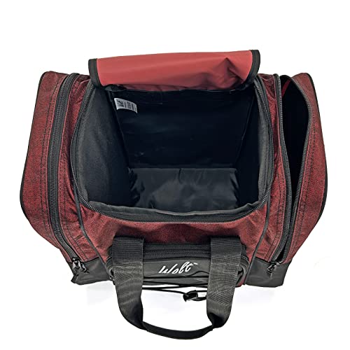 Wolt Bowling Ball Bag For Single Ball - Bowling Ball Tote Bag With Padded Ball Holder, 2 Pockets Fit Bowling Shoes Up To Mens Size 14 And Accessories (Healthyred) #TOP2