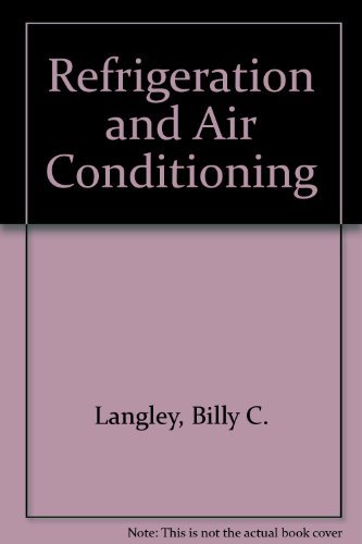 Refrigeration and air conditioning 0835966178 Book Cover