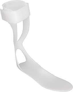 Queda Pé Corrector, Tornozelo Pé Orthosis Straightener AFO Suporte Splint Ultra Slim Cuttable para Músculos Plantar Fracos (S Pé direito)  