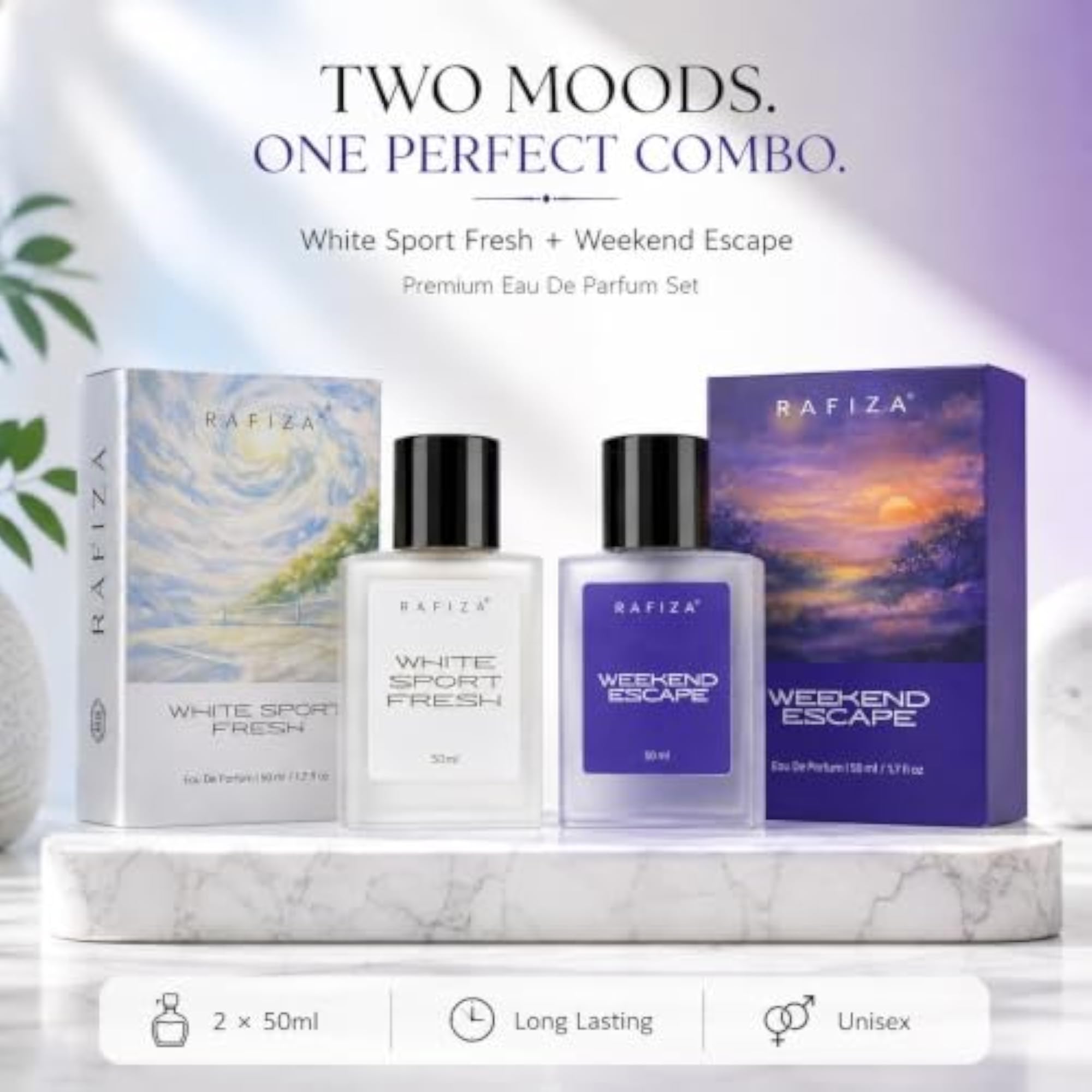 Fresh Citrus & Floral Eau De Parfum Combo Pack for Unisex