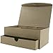 Stock Bureau - DÉCOPATCH support en papier brun mâché 33x15x35 cm, Chien Stock Bureau - DÉCOPATCH support en papier brun mâché 33x15x35 cm, Chien