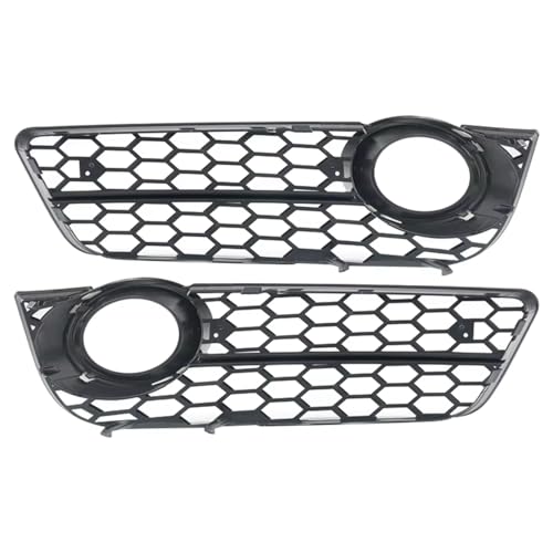 Grilles feux antibrouillard avant pour A5 2008-2011 cache nid d'abeille gauche droite