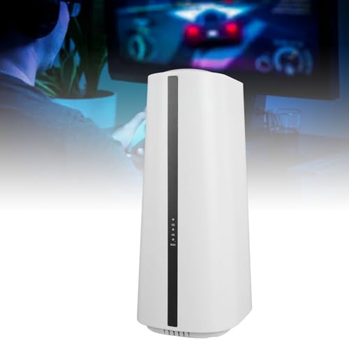 Image of 5G CPE Router, 2.4G 5.8G Dual Band Cordless 5G Router with SIM Card Slot, Support 64 Users, Portable 5G NR NSA SA Cordless Internet Router for Home Office (US Plug)