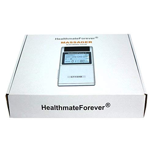 15 Modes Portable Powerful Tens ElectroTherapy Device for Pain Relief & Muscle Ease | HealthmateForever CT15AB