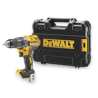 DEWALT 18 Volt 2-Gang Bohrschrauber (bürstenloser Motor,15-stufiges Drehmomentmodul,13 mm,LED-Leuchte,Lieferung ohne & Ladegerät),DCD791NT-XJ,Battery Powered,Bare Unit,Yellow/Black, Battery Powered – Ansicht 1