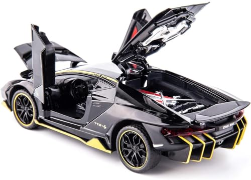 Image of Kids Toy car 1:24 Scale Die cast Metal Toy Car for Kid Model LP770 Pull Back Metal Cars with 4 Openable Doors Light and Musical Sound (Multi)