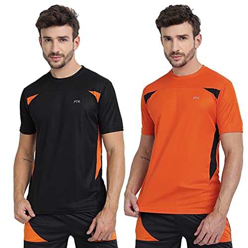 Image of FTX Men's Dri-Fit Round Neck T-Shirt Combo - Pack of 2 (710)