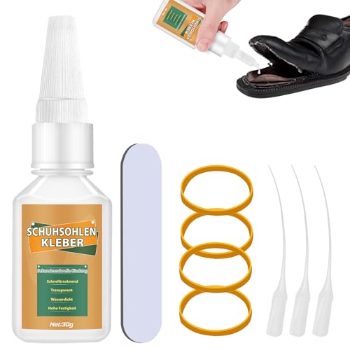 Schuhsohlenkleber, Schuhkleber Extra Stark Wasserfest, Flexibel und Stark...