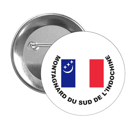 ASTUR PINS Button Flag MONTAGNARD DU SUD DE L_INDOCHINE