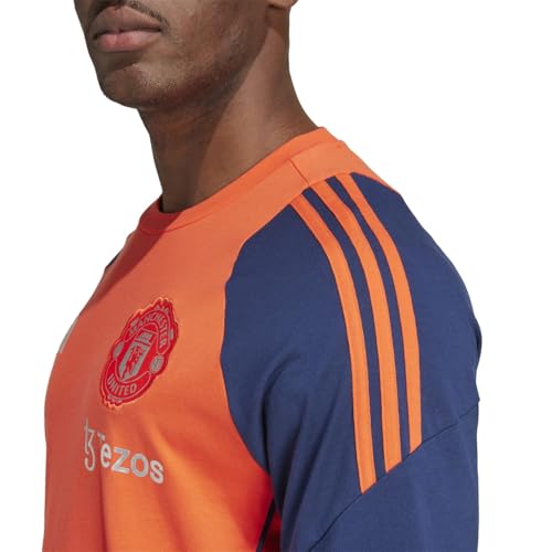 adidas Camiseta para hombre del Manchester United Tiro 24 2024 2025, Rojo brillante, L