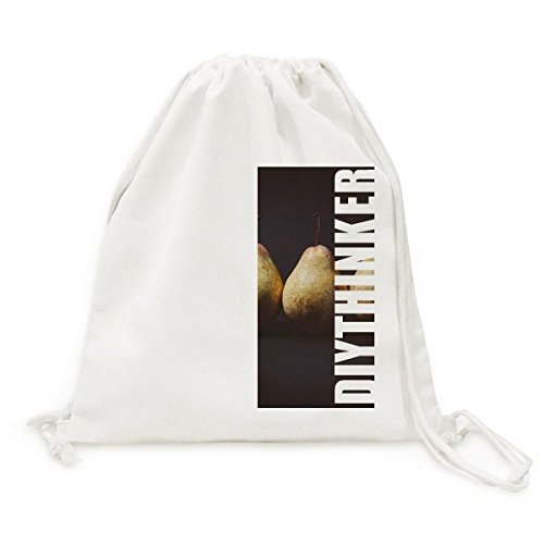 Sac de voyage poire en toile canvas avec cordon sac à dos léger pour loisirs et sport