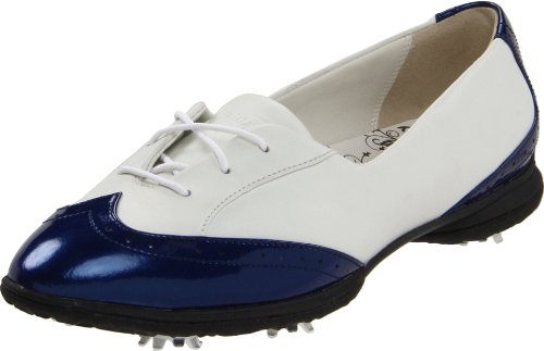 Callaway Women's Rhiona Golf Shoe, White/Navy, 8.5 UK