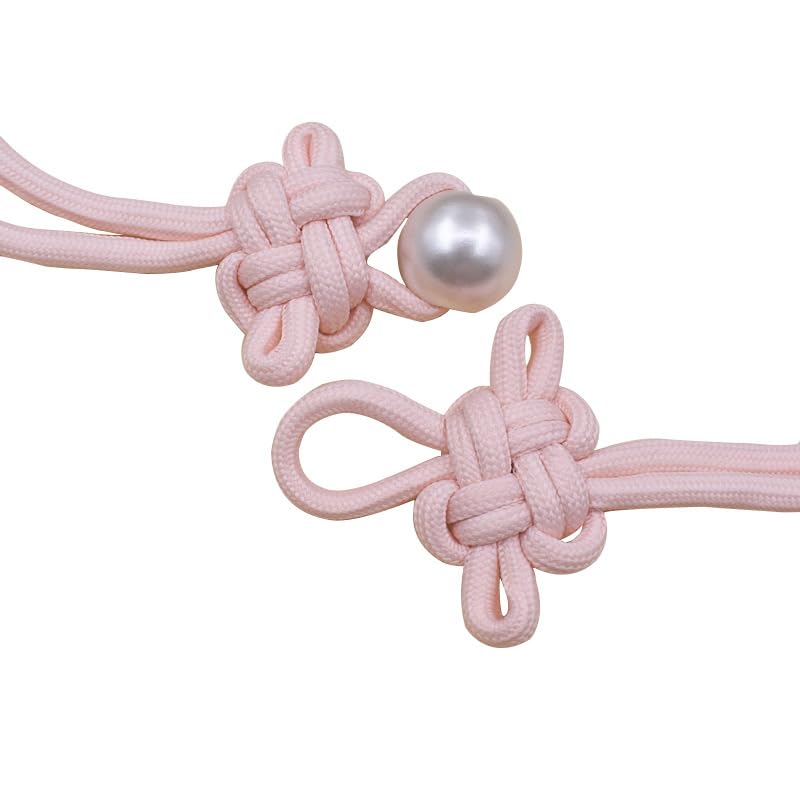 Chińskie przyciski zamknięcia, 45 cm 4 szt. Klamra z chińskim węzłem, ręcznie tkana klamra, klamra w stylu qipao, ozdobny guzik(Black Buckle)