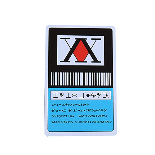 Carte de licence Anime Hunter X Hunter Jouets en PVC Japon Anime Ging Freecss Killua Zoldyck Kurapika Badge Bus Bank Cartes de crédit Autocollants