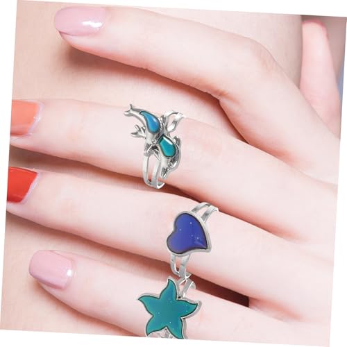 Anillos de animales ajustables ideales como obsequios para detalles de comunión 5