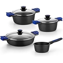 Cacerola Bra Advanced BRA ADVANCED - Batería 4 Piezas Aluminio Fundido Antiadherente, APTA TODO TIPO DE Cocinas E Inducción