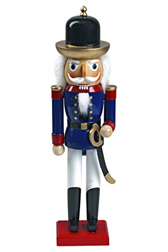 yanka-style Nussknacker Nußknacker Soldat ca. 28 cm hoch aus Holz farbig Weihnachten Advent Geschenk Dekoration (92010-28a)