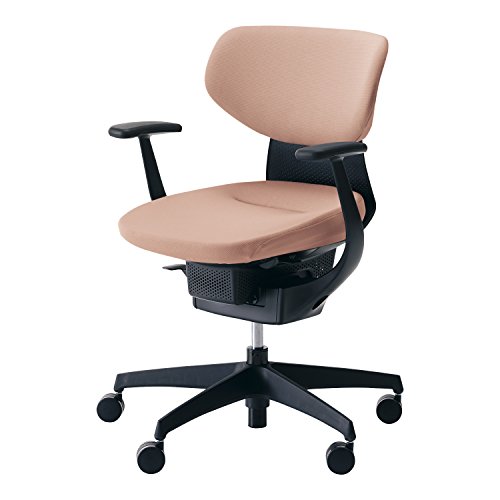 コクヨ イング イス アッシュピンク クッションタイプ デスクチェア 事務椅子 座面が360°動く椅子 CR-G3201E6G49G-VN 【ラクラク納品サービス】