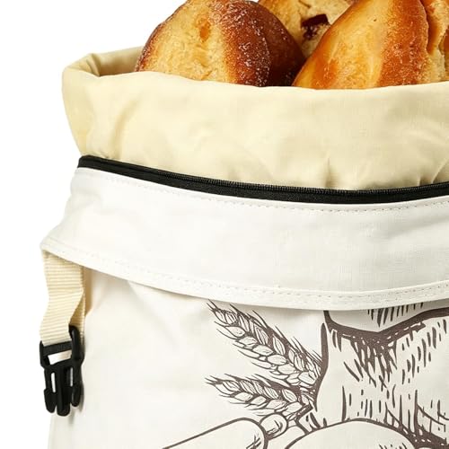 Embalaje grande reutilizable con cremallera para panadería y cocina 7