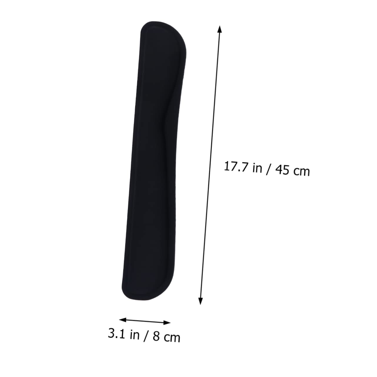 2sätze Teiliges Set Memory Handkissen Tastatur Handballenauflage Mauspad Ergonomische Handgelenkauflage Für Pc Und Büro Elastisch Und Bequem Für Längere Nutzung Schwarz