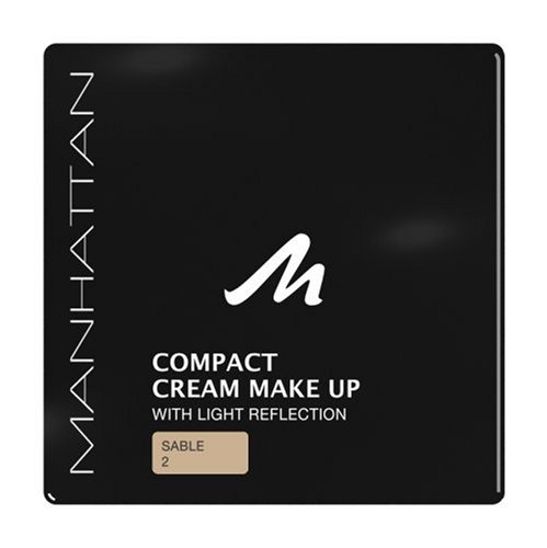 Preisvergleich Produktbild Manhattan Compact Cream Makeup, 2 sable, 3er Pack