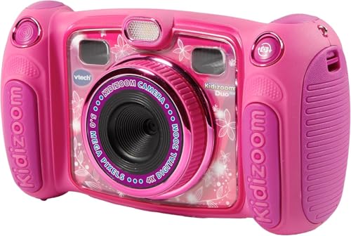 Appareil photo enfant VTech Kidizoom Duo 5.0 rose avec double objectif et écran