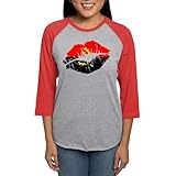 CafePress Angola Flag Country Native ANC Long Sleeve T Shirt Women's Baseball Tee