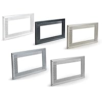 Gresinex Universalrahmen für Mikrowelle, 60 x 40 cm, Montage am Küchenschrank mit Kit im Lieferumfang enthalten, hitzebeständig, verschiedene Farben, einfache Installation (weiß)