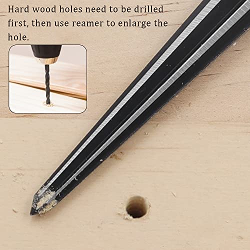 Taper Pin Reamers, 5-16Mm Bridge Pin Hole Hand Held Reamer T Handle Tapered 6 Fluted Chamfer Reaming Woodworker Cutting Tool (3/16-5/8) #TOP5