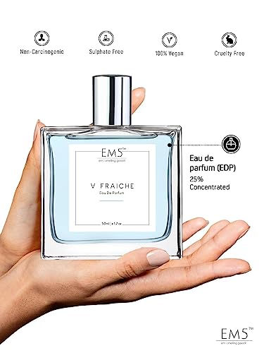 Image of EM5 V Fraiche Perfume for Men | Citrus Aromatic Woody | Day & Night Eau de Parfum | Strong and Long Lasting Spray | Luxury Gift for Him