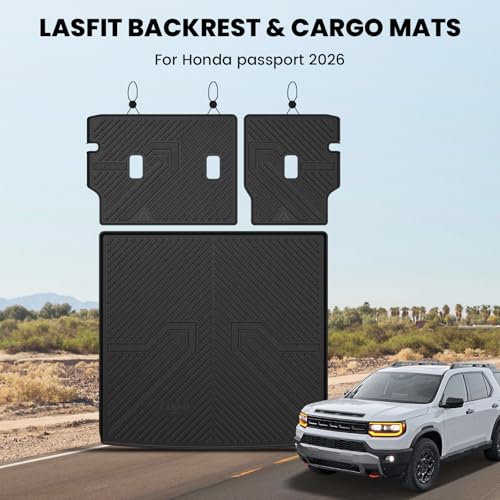 Image of LASFIT Cargo Mat with Backrest Mat for Honda Passport 2026