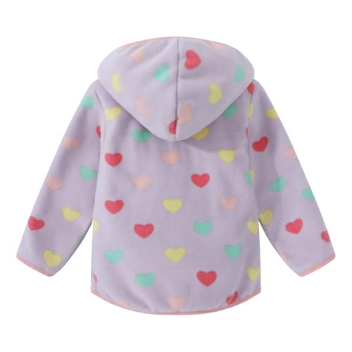 HILEELANG Baby Fleece Hooded Jacket Coat for Girls and Boys