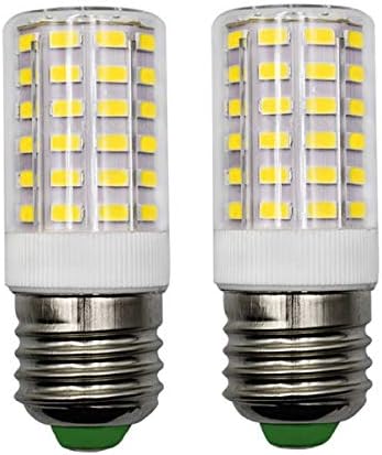 N / A E27 Edison Screw Light Bulb, 7W Equivalent to 60W-100W Halogen Bulb,Super Bright 950LM,Daylight/Cool White 6500K, 230 Volt for Home Lighting,Non-Dimmable,2 Pack. 