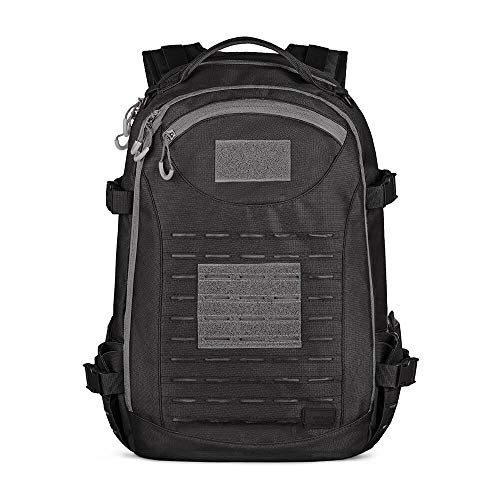 Mochila Invictus Rusher Cinza com Preto 40 Litros