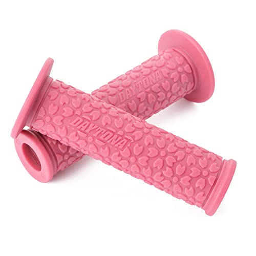 デイトナ グリッピーグリップ バイク用 グリップ ハンドル径φ22.2用 125mm エンド貫通 GG-D-SAKURA ピンク 98726