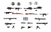 Custom WW2 German US weapons Pack (P1) Designed for Brick Minifigures