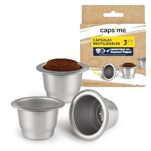 CAPSME - Pack recarga cápsulas reutilizables para Nespresso Original (3 Cápsulas) | Ya disponible en tu tienda friki favorita! En mundofriki.es!