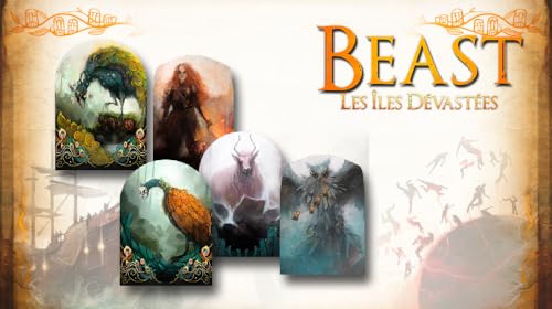 Don't Panic Games | Beast : Les Îles Dévastées (Extension) | Jeu de société | À partir de 14 Ans | 2-5 Joueurs | 60-120 Minutes