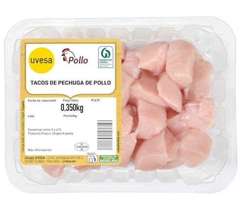 Tacos de pechuga de pollo, 350gr