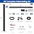 Muzata 3ft-6.5ft Black Complete Set Deck Cable Railing System 42" Post PS02 Handrail HT10 Cable Railing Kit Metal Post Handrail Kit One-Stop Service All-in-One DIY, RC01