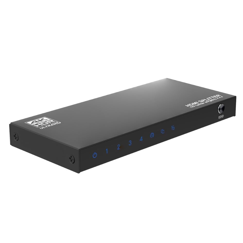 h4241 TEC HDMI 4分配器  THDSP14D-4K60S THDSP14D-4K60S 4K60Hz対応 4台のモニターに同時出力できる