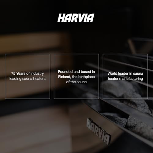 Image of Harvia KIP Wall Mount Electric Sauna, 220V-240V, 6kW, Digital Controller