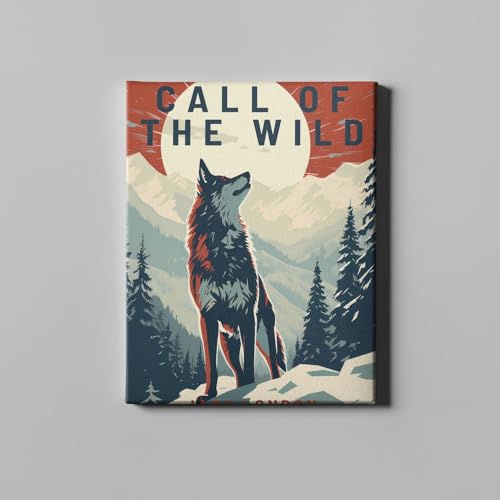 Toile Call of the Wild Spiffing Prints collection livres classiques petit format