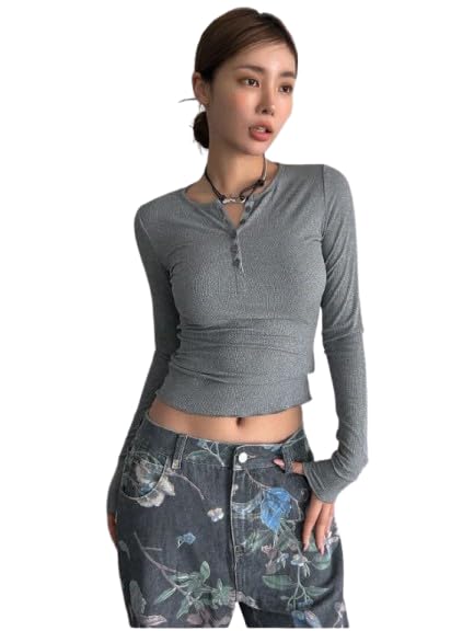 jc jummy couture Women’s Ribbed Square-Neck Full Sleeve Top-picture-35