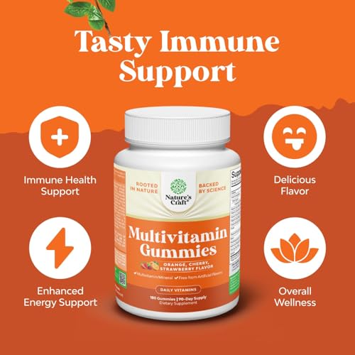 Potent Daily Multivitamin Gummies for Adults - Wellness Blend of Vitamin D A C E B12 Zinc and Biotin - Adult Vitamin Gummy for Energy and Immune Health - Non-GMO Gluten Free and Halal - 180 Gummies - Image 4