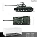 NUOTIE 1/72 Scale is-2 Military Heavy Tank Model Classic World War II Soviet Metal Diecast Vehicle Tank Model with Transparent Storage Box Gift or Collection for Adults