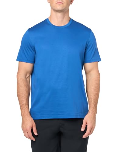 T-shirt Perry Ellis col rond en tissu léger de haute qualité pour homme